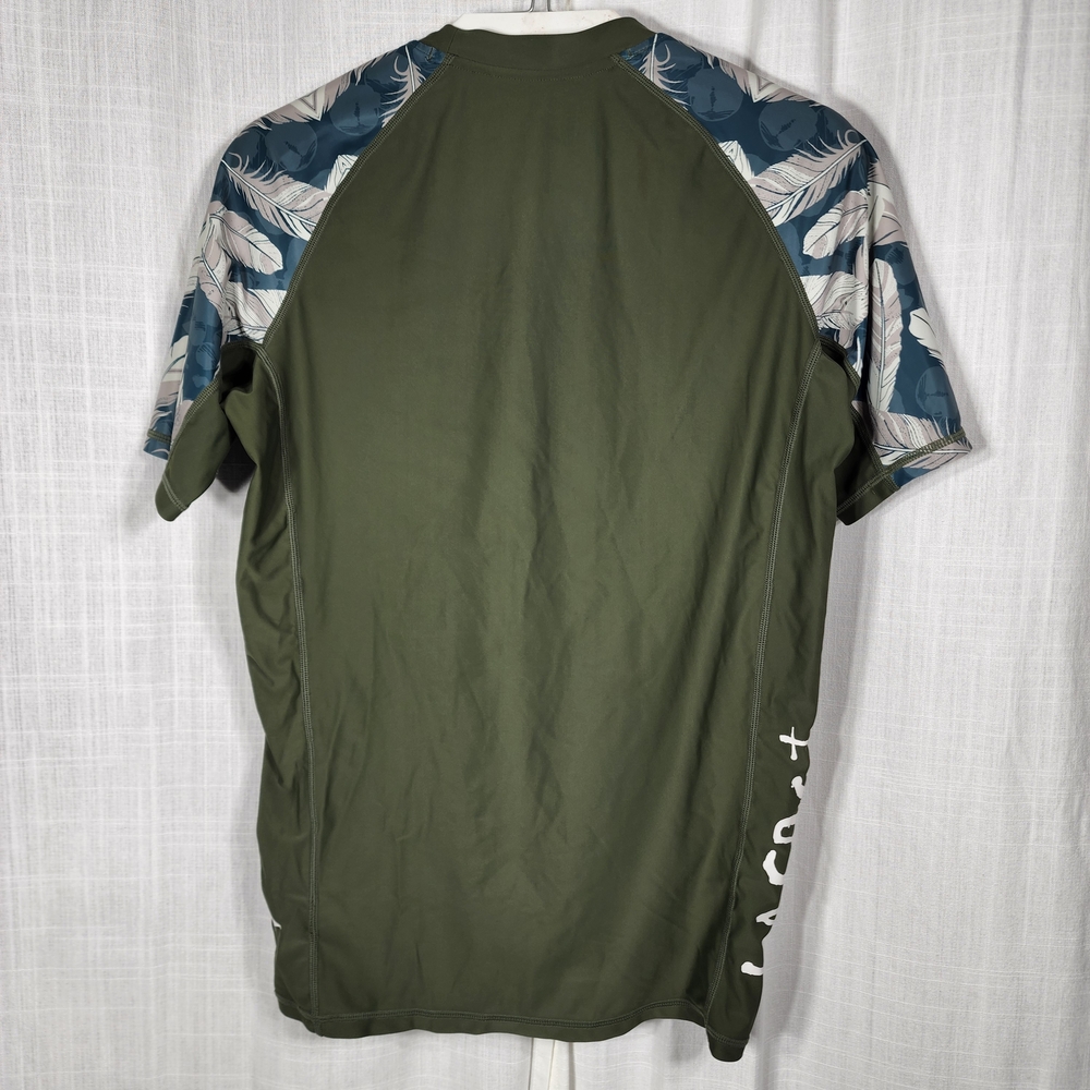 Men's Green Rash Guard - Picture 4 of 7